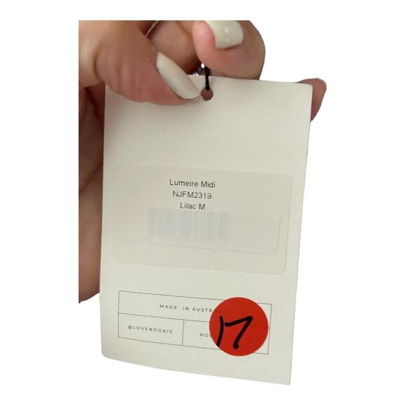 Nookie Lumiere Sequin Strapless Midi Dress Formal Gala Hoco Party Black Tie M - Picture 11 of 15